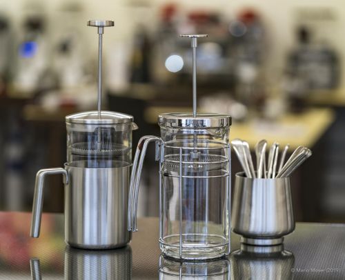 Kaffe brühen - French Press. Barista sein lernen