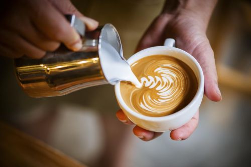 Cappucino. Barista Kurs Latte Art